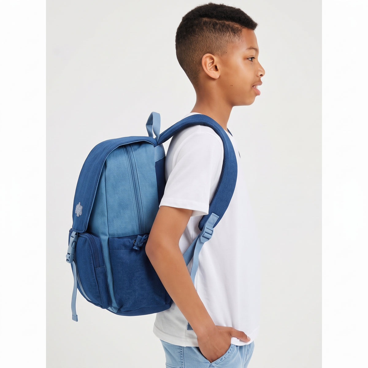 Smiggle Patch Chelsea Foldover Backpack