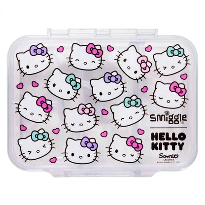 Smiggle White Hello Kitty Medium See Me Bento Lunch Box