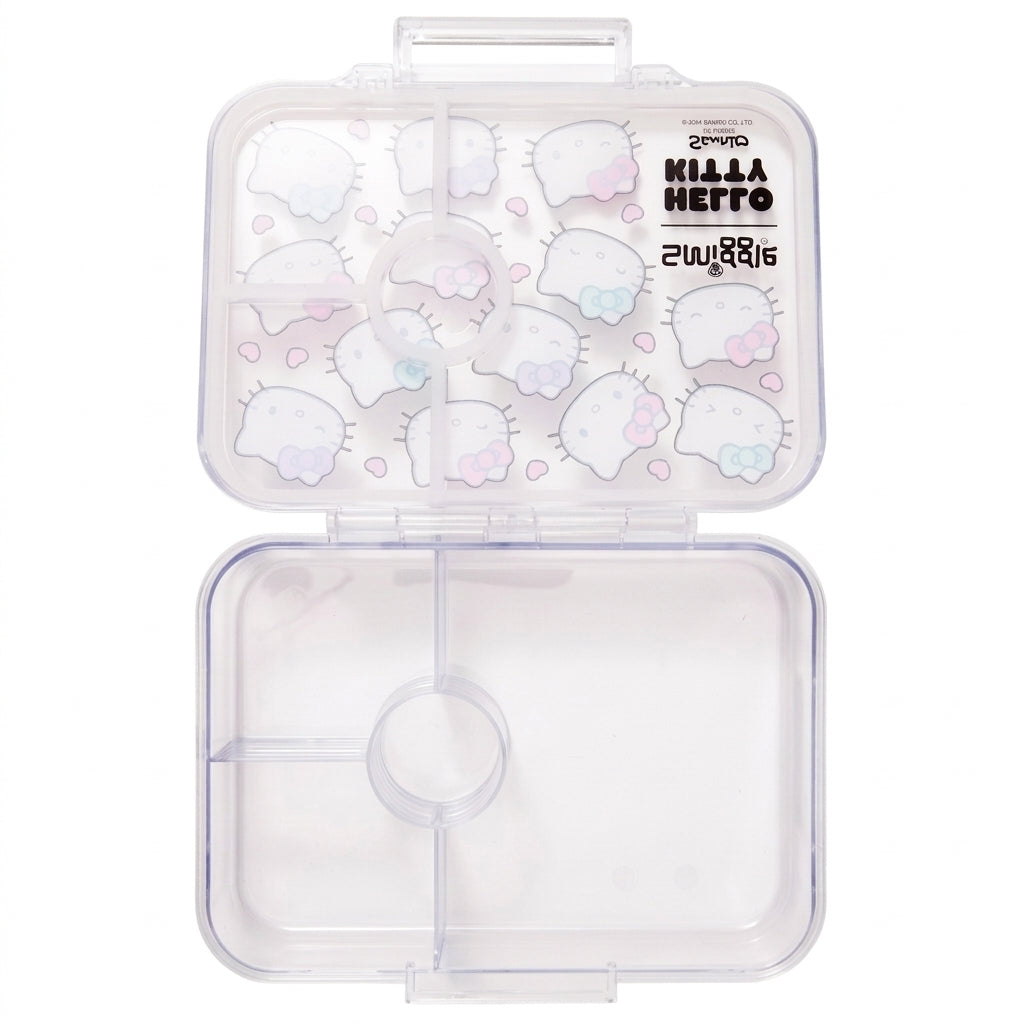 Smiggle White Hello Kitty Medium See Me Bento Lunch Box