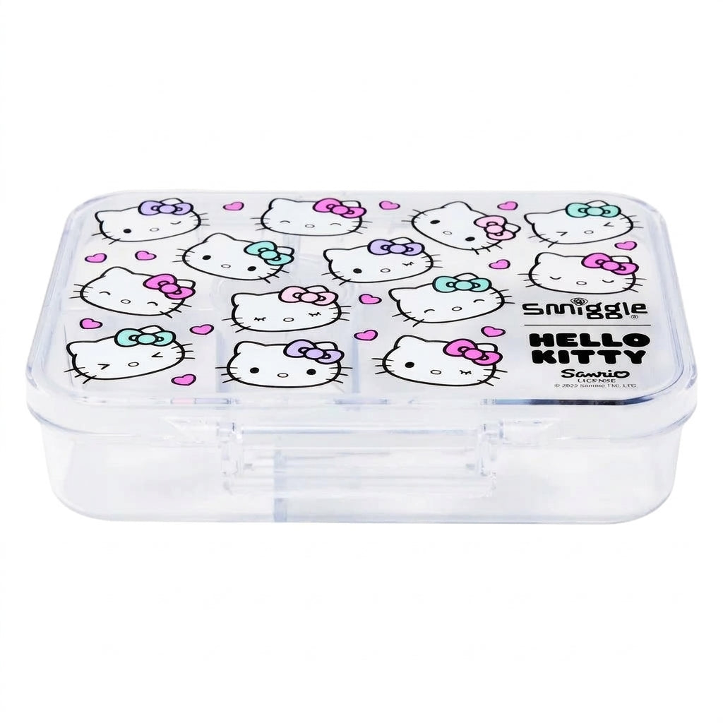 Smiggle White Hello Kitty Medium See Me Bento Lunch Box