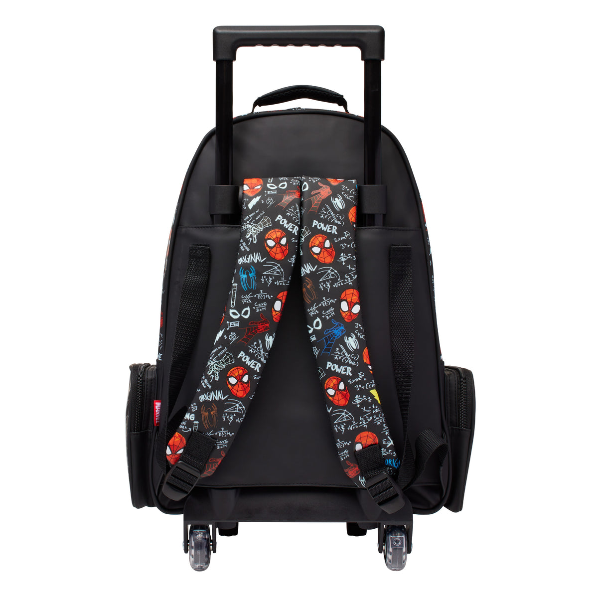 Spider-Man Backpack Trolley With Light Up Wheels