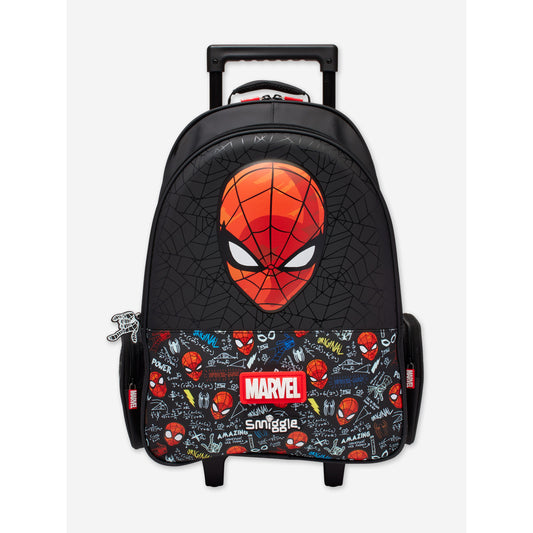 Spider-Man Backpack Trolley With Light Up Wheels