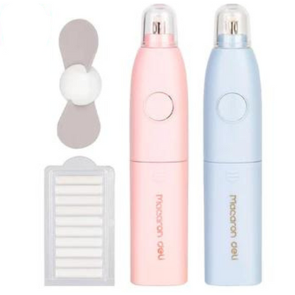 Macaron Pastel Collection Electric Eraser with Fan