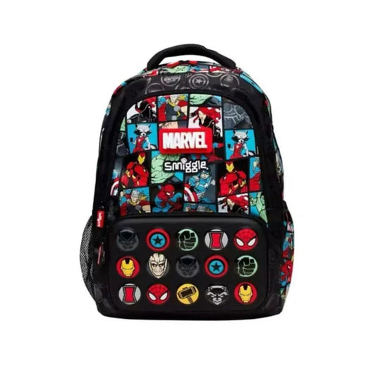 Smiggle Black Marvel Backpack
