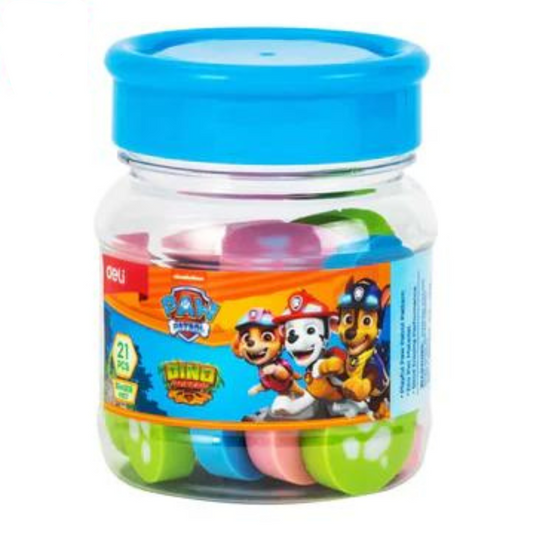 Paw Patrol Eraser Tub