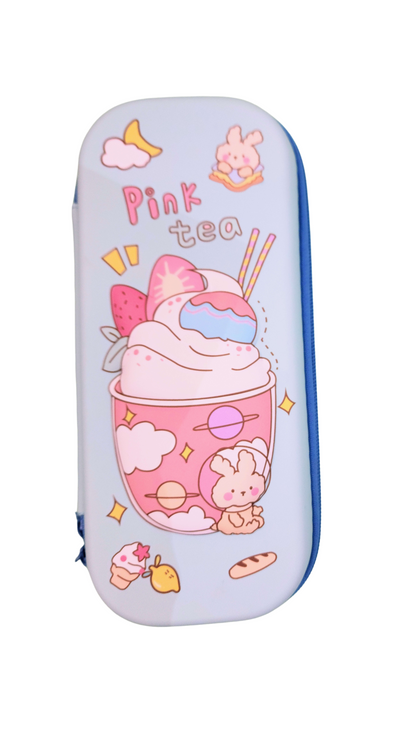 Pink Tea Pencil Case