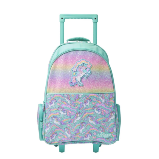 Smiggle Pastel Unicorn Trolley Bag