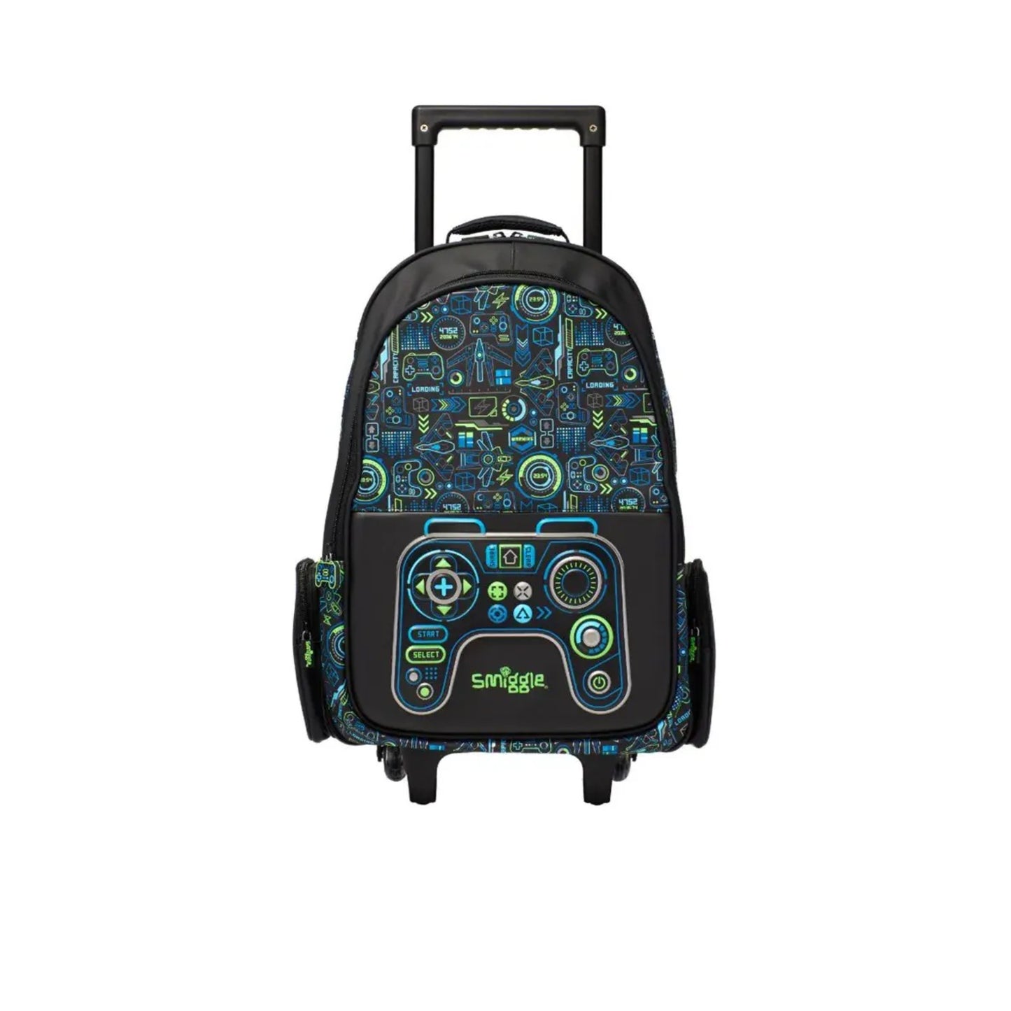 Smiggle Virtual Trolley Backpack With Light Up Wheels