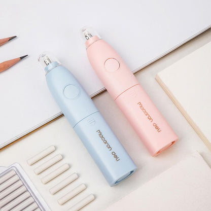 Macaron Pastel Collection Electric Eraser with Fan